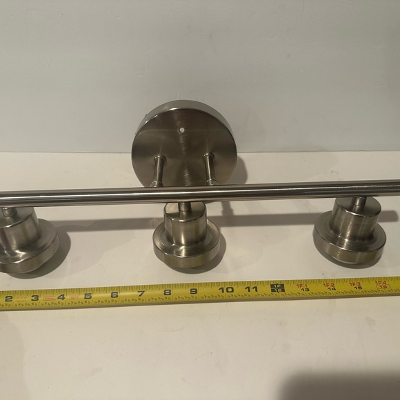 Brush Nickel 3 Light Fixture - Picture 12 of 14